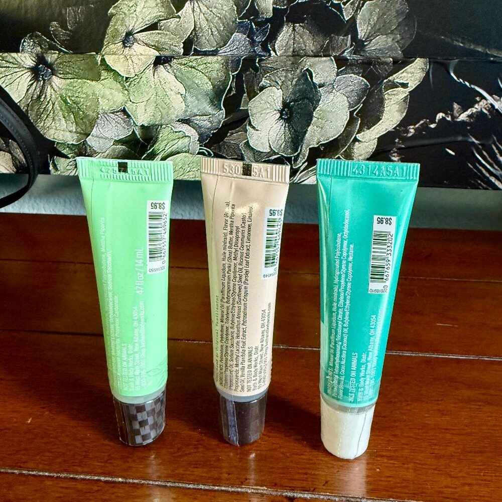 NEW 3-Pc Trio of Lip Gloss Bath and Body Works - Picture 2 of 2